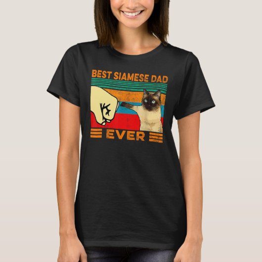 レトロヴィンテージ最高のサイマーゼキャットパパ史上初のバンプ Tシャツ (正面)