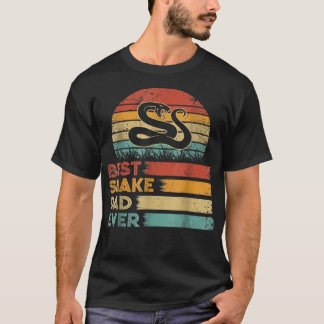 レトロヴィンテージ最高のスネークパパ  Tシャツ