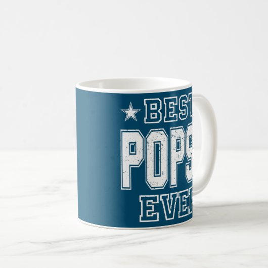 レトロヴィンテージ最高のポプシおもしろいーエバーファーズデー  コーヒーマグカップ (正面右)