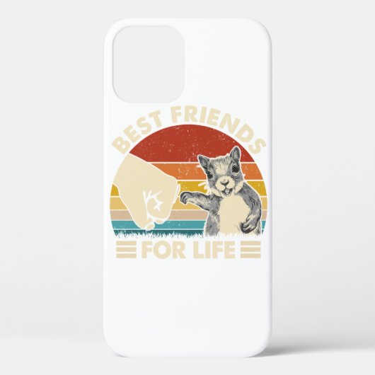 レトロヴィンテージ最高のリスルフレンドB Case-Mate iPhoneケース (裏面)