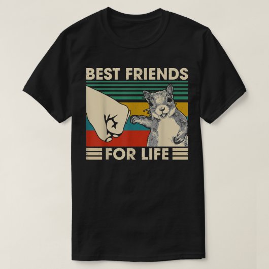 レトロヴィンテージ最高のリスルフレンドB Tシャツ (デザイン正面)