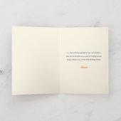 レトロヴィンテージ母の日の子50世紀中頃 箔グリーティングカード (内側レイダウン)