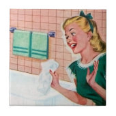 レトロヴィンテージ洗浄バスルーム タイル (正面)