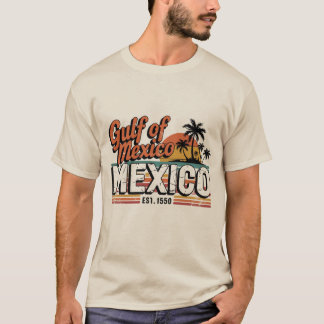 レトロヴィンテージ湾・メキシコ湾 Tシャツ