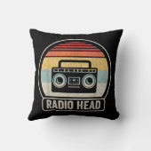 レトロヴィンテージ無線ヘッド クッション (裏面)