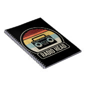 レトロヴィンテージ無線ヘッド ノートブック (右側)