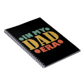 レトロヴィンテージ父の日のパパ時代 ノートブック (右側)