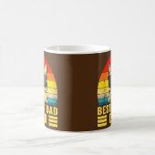 レトロヴィンテージ猫パパ コーヒーマグカップ (中央)