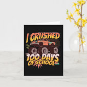 レトロヴィンテージ私は学校のモンスターの100日を粉砕 カード (黄色い花)