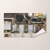 レトロヴィンテージ管無線 バスタオルセット (ハンドタオル)