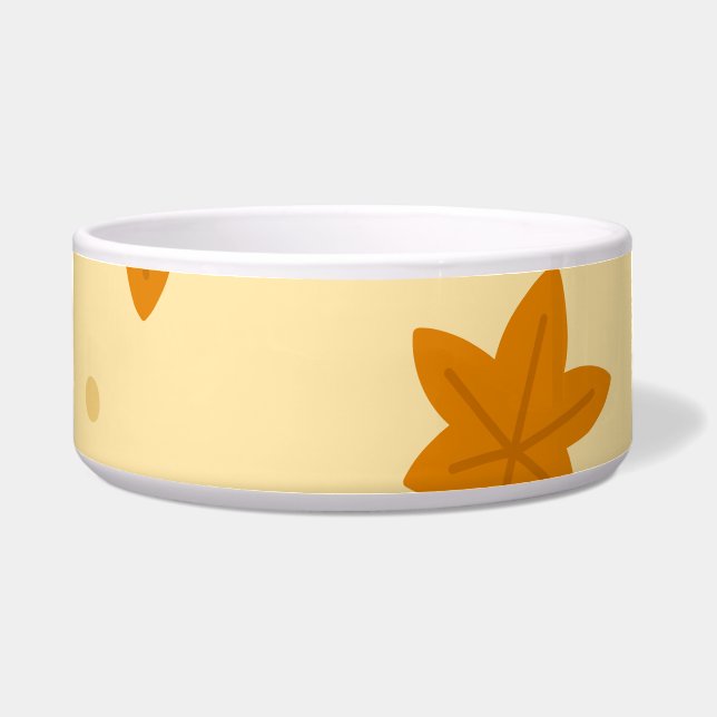 レトロヴィンテージ紅葉パターン ボウル (正面)