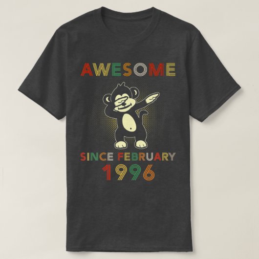 レトロヴィンテージ素晴らしモンキー1996年2月から Tシャツ (デザイン正面)