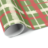 レトロヴィンテージ絵を描プライドクリスマスパターン ラッピングペーパー (ロールコーナー)