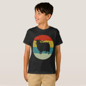 レトロヴィンテージ羊 Tシャツ (正面フル)