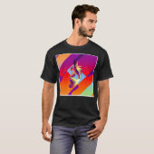 レトロヴィンテージ美学コイ魚 Tシャツ (正面フル)