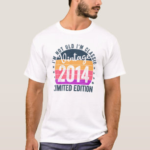 レトロヴィンテージ誕生日の贈り物2014年から Tシャツ