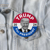 レトロヴィンテージ選挙運動トランプ大統領 缶バッジ (インサイチュ)
