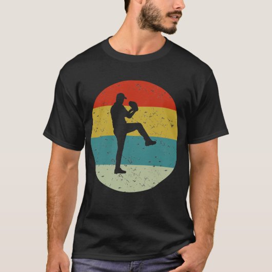 レトロヴィンテージ野球 Tシャツ (正面)