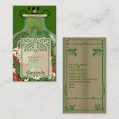 レトロヴィンテージ野菜名刺 名刺 (正面/裏面)