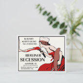 レトロヴィンテージ1900ベルリンアートエキスポ ポストカード (スタンド正面)