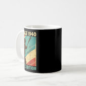 レトロヴィンテージ1940野球愛好者限定版 コーヒーマグカップ (正面左)