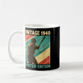 レトロヴィンテージ1940野球愛好者限定版 コーヒーマグカップ (左)