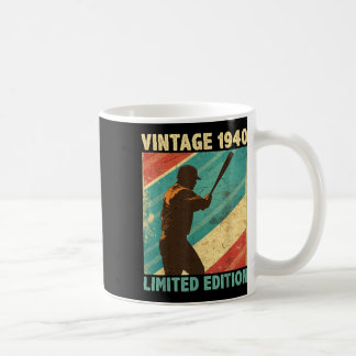 レトロヴィンテージ1940野球愛好者限定版 コーヒーマグカップ