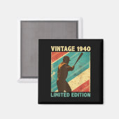レトロヴィンテージ1940野球愛好者限定版 マグネット (正面/裏面)