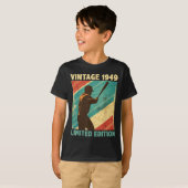 レトロヴィンテージ1949野球愛好者限定版 Tシャツ (正面フル)
