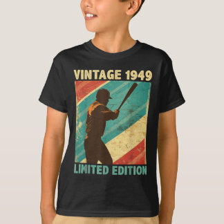 レトロヴィンテージ1949野球愛好者限定版 Tシャツ