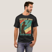 レトロヴィンテージ1949野球愛好者限定版 Tシャツ (正面フル)