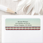 レトロヴィンテージ1950の50歳の誕生日パーティーカスタム ラベル (インサイチュ)