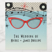 レトロヴィンテージ1950年代50年代パーティーワインラベル ワインラベル (シングルラベル)