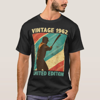 レトロヴィンテージ1962野球愛好者限定版 Tシャツ