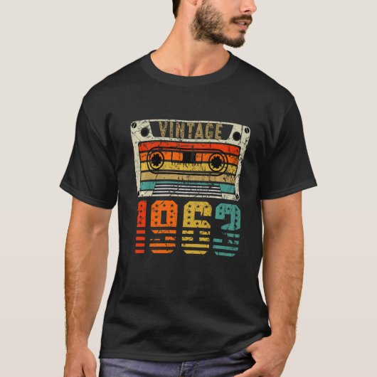 レトロヴィンテージ1963 60誕生日 Tシャツ (正面)