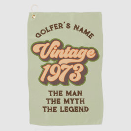 レトロヴィンテージ1973カスタムゴルフタオル ゴルフタオル