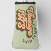 レトロヴィンテージ1973カスタムパターカバー ゴルフヘッドカバー (回転90)