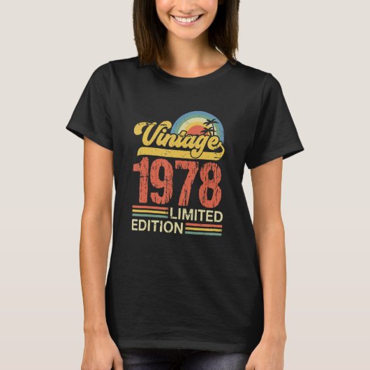 レトロヴィンテージ1978限定版 Tシャツ (正面)