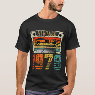 レトロヴィンテージ1978 45番目の誕生日 Tシャツ