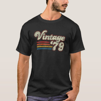 レトロヴィンテージ1979誕生日 Tシャツ