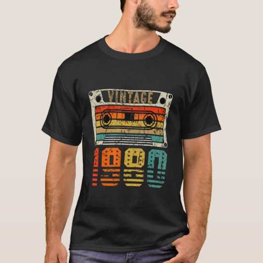 レトロヴィンテージ1980 43番目の誕生日 Tシャツ (正面)