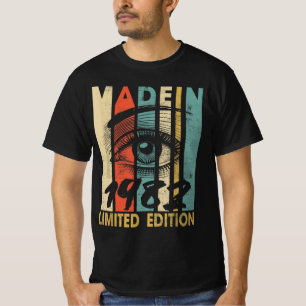 レトロヴィンテージ1982年限定版ハッピー Tシャツ