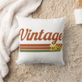 レトロヴィンテージ1989タイポグラフィ クッション (ブランケット)