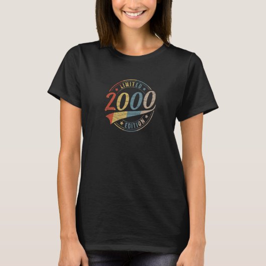 レトロヴィンテージ2000誕生日パーティー Tシャツ (正面)