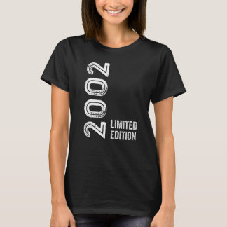 レトロヴィンテージ2002 21誕生日男性21年 Tシャツ