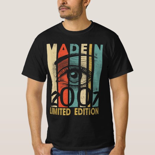 レトロヴィンテージ2007年限定版、ハッピー Tシャツ (正面)