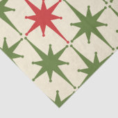 レトロヴィンテージ50sクリスマス原子星模様 薄葉紙 (詳細)