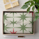 レトロヴィンテージ50sクリスマス原子星模様 薄葉紙 (ギフト)