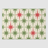 レトロヴィンテージ50sクリスマス原子星模様 薄葉紙 (正面)
