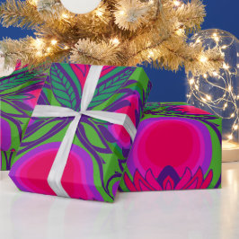 レトロヴィンテージ60s 70sギフトラッピング紙 ラッピングペーパー